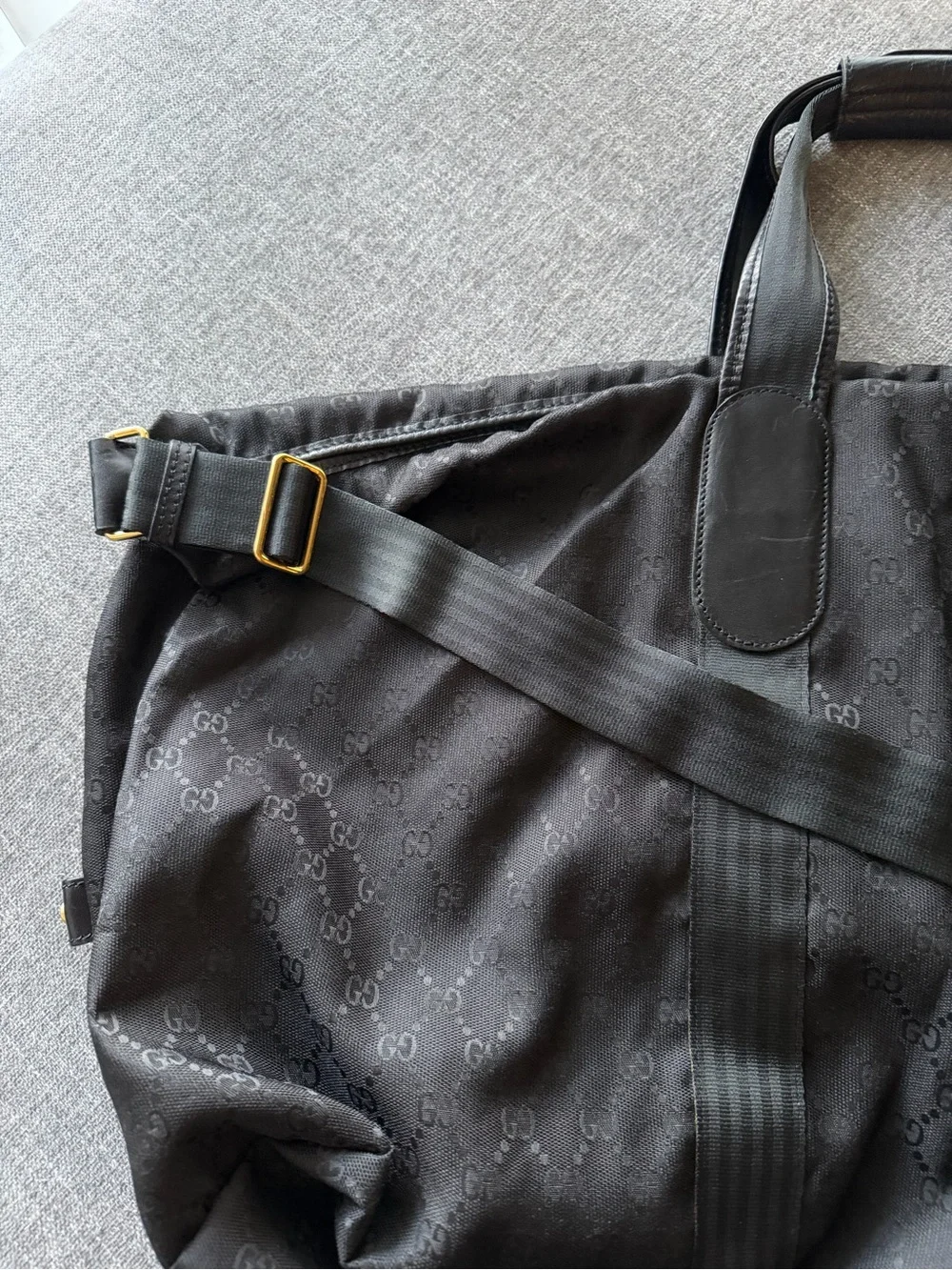 Gucci Black Men’s Large Tote Shoulder Bag